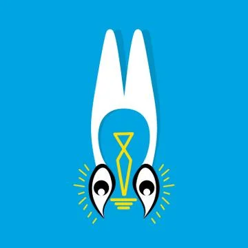 Bulb idea Stock Illustration