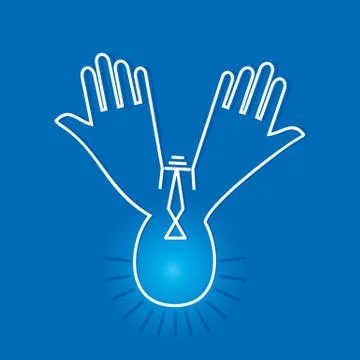 Bulb idea Stock Illustration