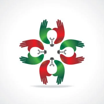 Bulb idea Stock Illustration