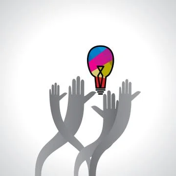 Bulb idea Stock Illustration