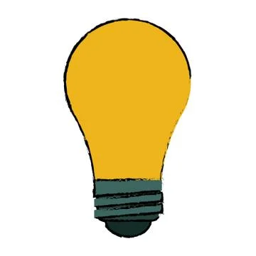 Bulb idea innovation creative sketch 스톡 일러스트