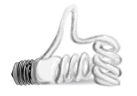 Bulb as like Stock Illustration