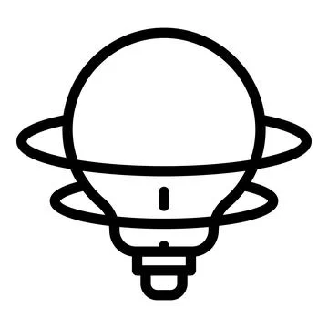 Bulb integrity icon outline vector. Business culture Stock Illustration