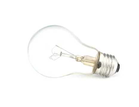 Bulb isolated on white background. Stock Photos