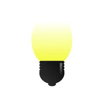 Bulb lamp illustration Illustrazione stock