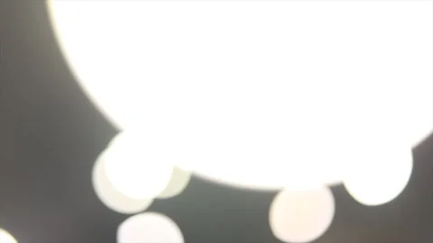 Bulb light bokeh, Dynamic shot Stock Footage 135897422