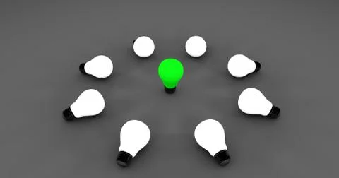 Bulb light Stock Illustration