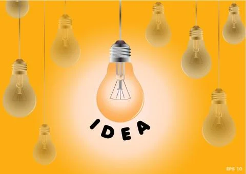 Bulb light Stock Illustration