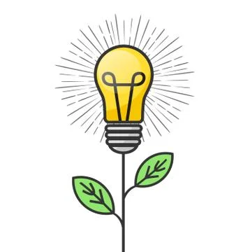 Bulb light isolated icon vector illustration design Stock Illustration