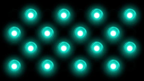 Bulb light stage 4K LOOP_RED_green Stock Footage 123778550