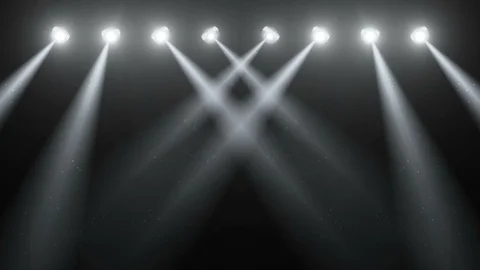 Bulb light stage 4K tint colorless Stock Footage 122217077