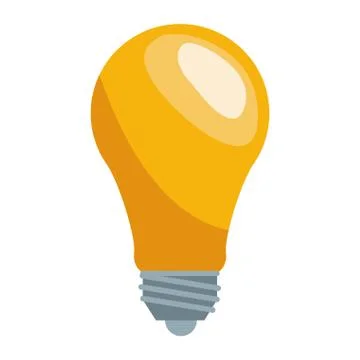 Bulb light symbol Stock Illustration