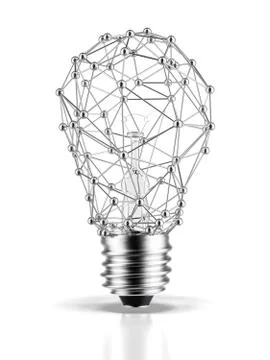 Bulb molecule 库存插图