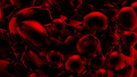 Bulb osmium 01 red fast 動画素材 172198329