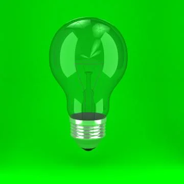 Bulb over background Stock Illustration
