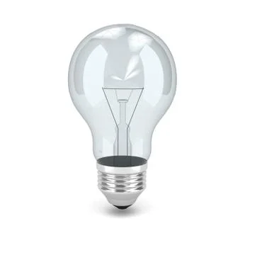 Bulb over background Stock Illustration