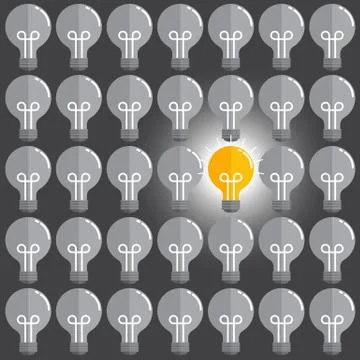 Bulb point pattern Stock-Illustration