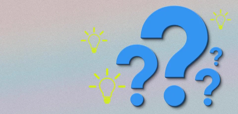 Bulb question pattern Stock Illustration