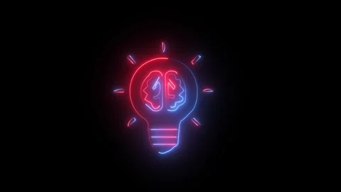 Bulb red and blue 스톡 동영상 331502992