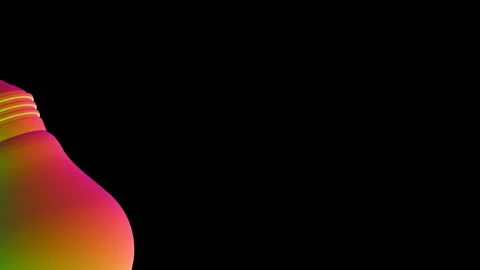The bulb rotates at the bottom left of the screen. color of the normal Stock Footage 85557284
