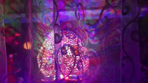 Bulb rotating garland Stock-Footage 90514981