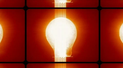 Bulb screens 1 Stock Footage 308780