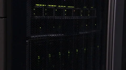 Bulb of the server in modern data center 스톡 동영상 71007167