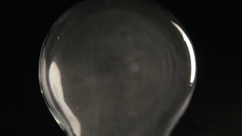 Bulb with Smoke Inside Stock Footage 74309591