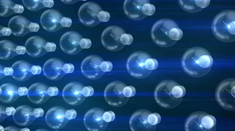 Bulb Stage Visuals 3D Video stock 47131303