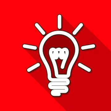 Bulb symbol Illustrazione stock
