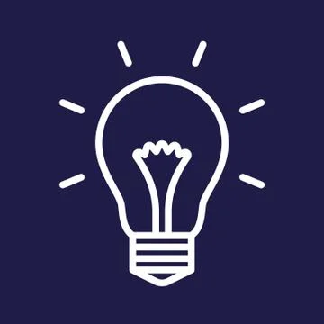 Bulb symbol Stock Illustration