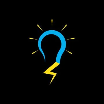 Bulb technology ilustration Illustrazione stock