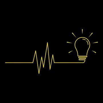 Bulb technology ilustration Stockillustratie