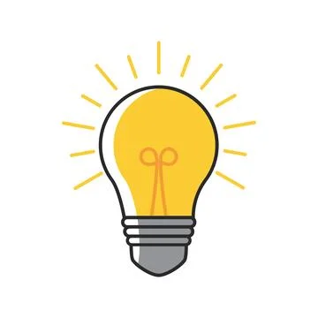 Bulb technology ilustration 스톡 일러스트