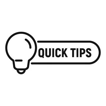 Bulb tip icon outline vector. Advice idea Stock Illustration