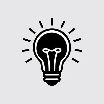 Bulb vector art design Stock Illustration