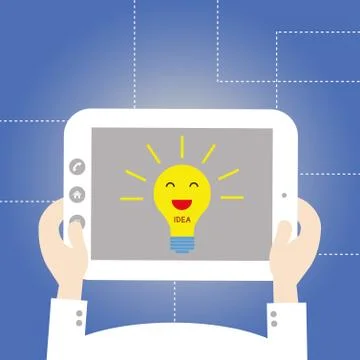 Bulb vector technology Stock Illustration