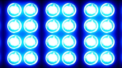 Bulb Wall Big Spotlight 15 Stock Footage 36019420