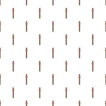 Bulb zip pattern seamless vector 스톡 일러스트