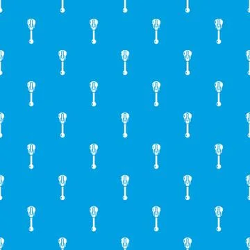 Bulb zip pattern vector seamless blue Illustrazione stock