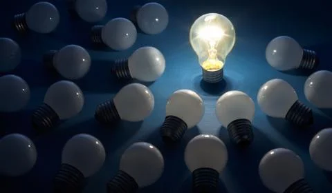 Bulbs 1 Stock Illustration