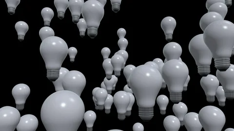 Bulbs Animation Stock Footage 116286098