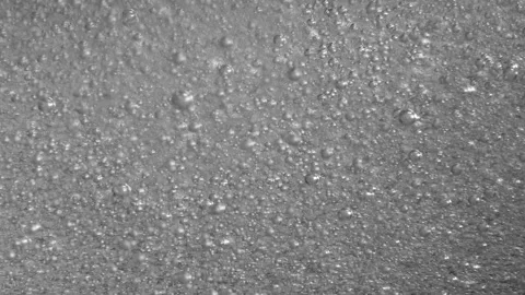 Bulbs in gel. Liquid texture in motion. Air bubbles in a thick liquid. Stock Footage 168763406