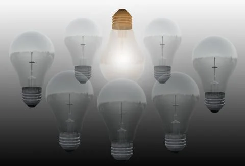 The bulbs Stock Illustration