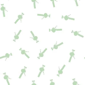 Bulbulyator for smoke narcotics glyph vector seamless pattern Stock Illustration