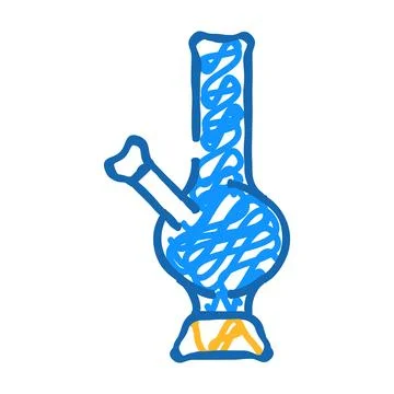 Bulbulyator for smoke narcotics icon doodle illustration Stock-Illustration