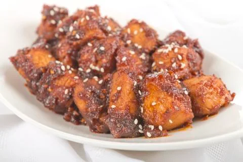 Buldak / Fire Chicken Stock Photos