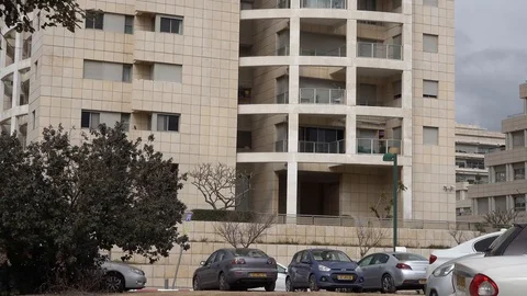 Bulding tower in Tel Aviv Stock Footage 102709085