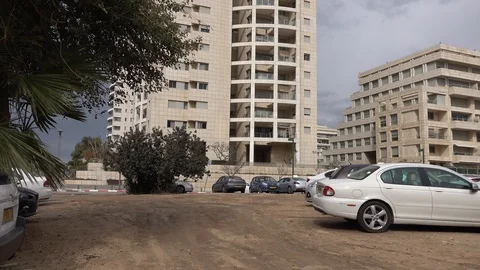 Bulding tower in Tel Aviv Stock Footage 102740071