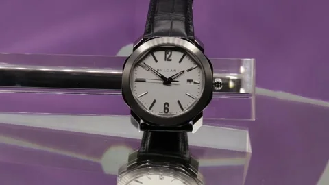 Bulgari watch Stock Footage 275892170
